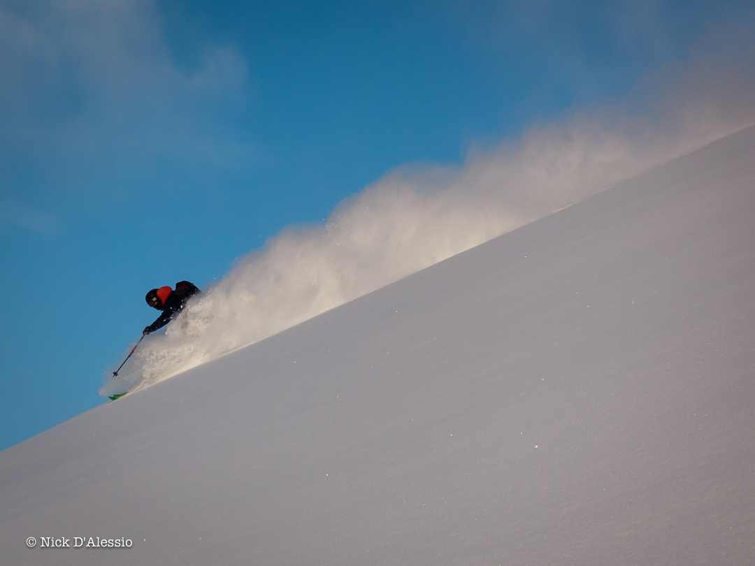 Definitely had some good pow days while guiding in Alaska!