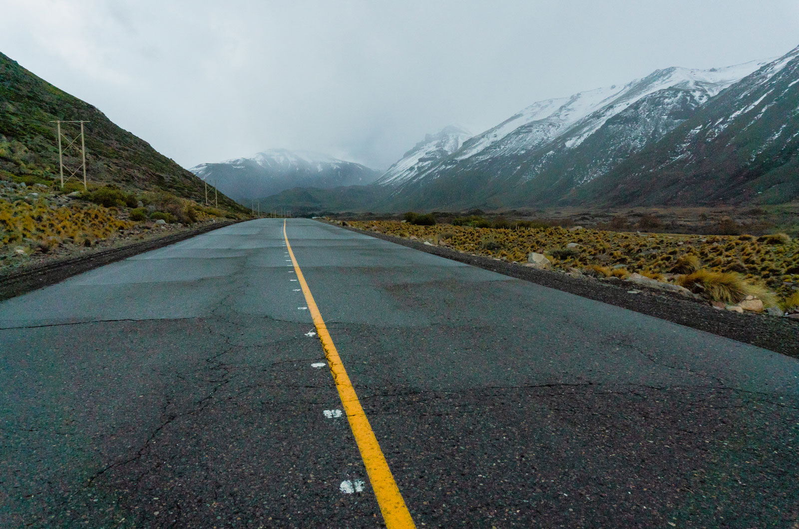 Driving into the storm. Photo Courtesy: Ben Girardi - Adventure in Argentina