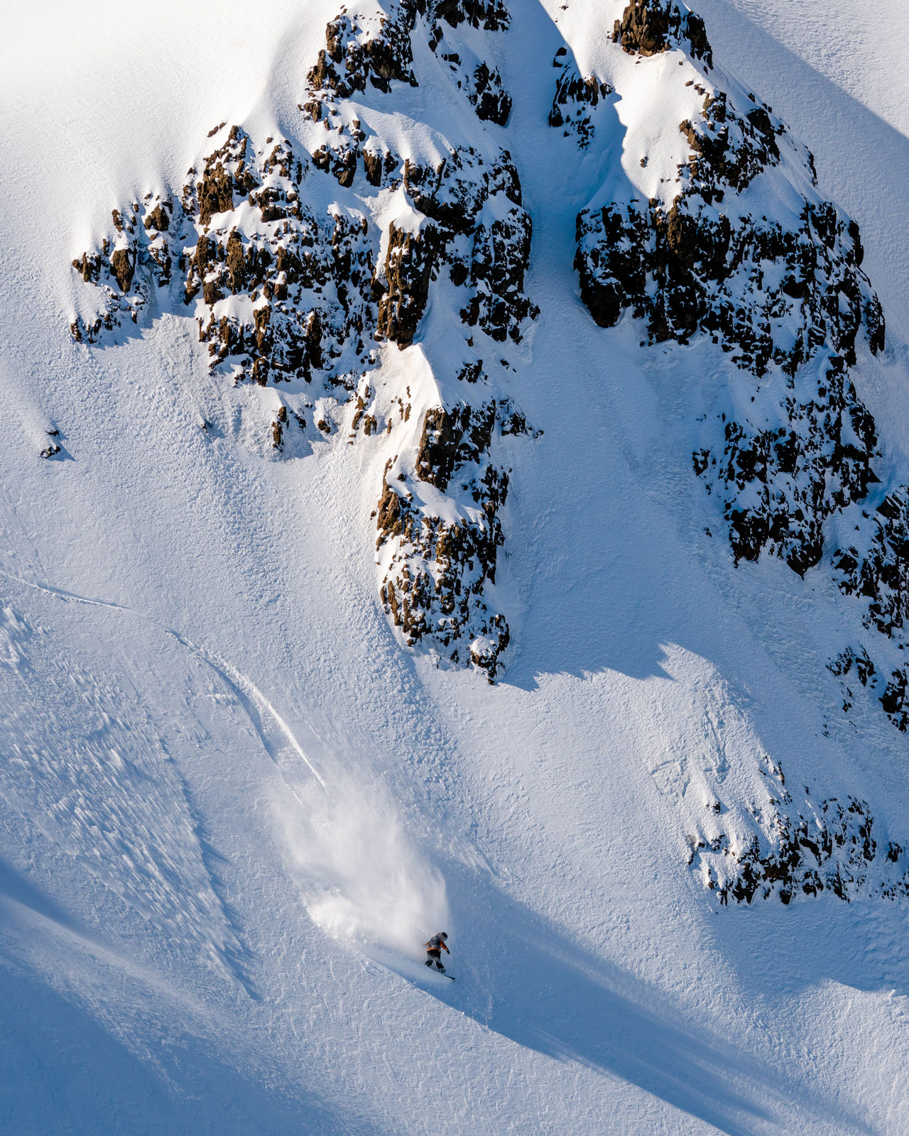 Chile or Argentina? Whatever the country the snow was good. Photo Courtesy: Ben Girardi - Adventure in Argentina