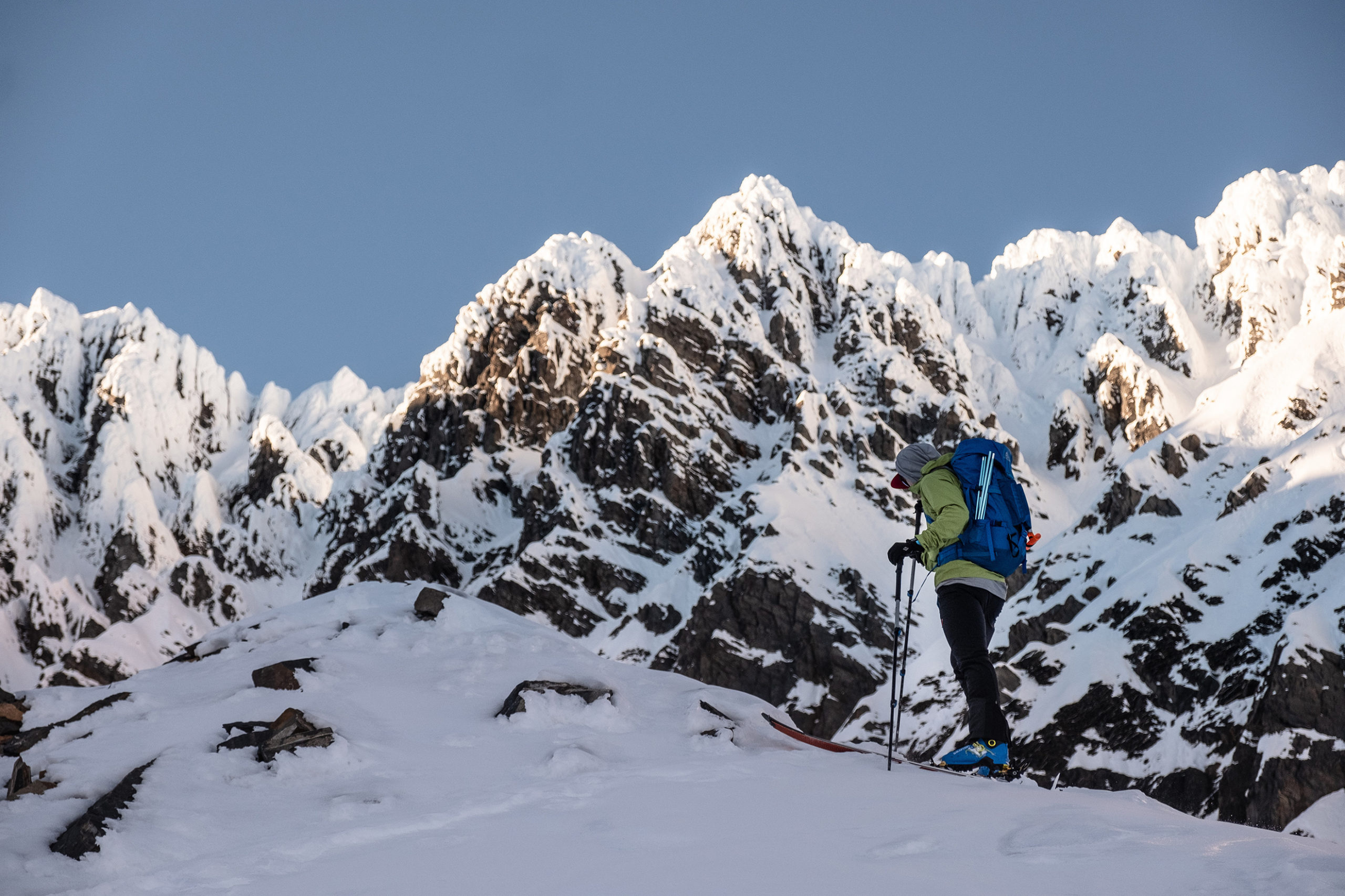 Emily Sullivan moving mountains in the Alaskan Alpine-Women's backcountry skis