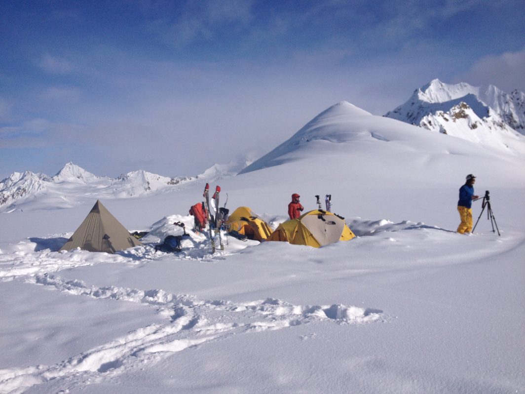 St Elias 2014 base camp-ski-expedition