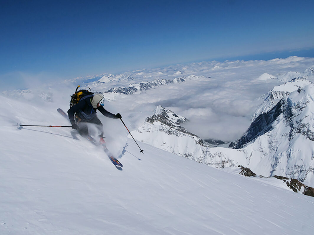 Telemark Ski Mountaineer by Beau Fredlund header