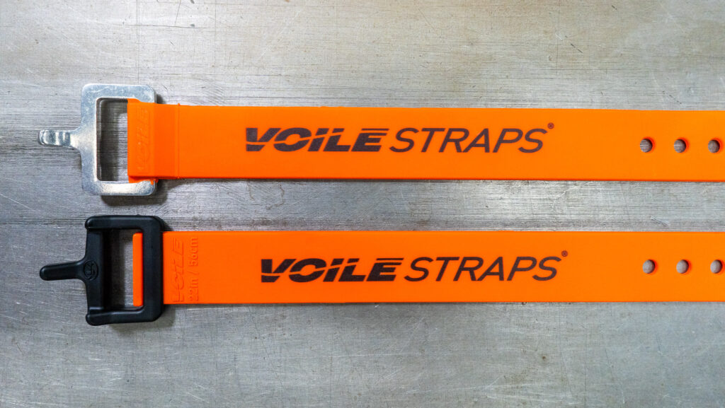 Nylon vs Aluminum Voile Strap Footer