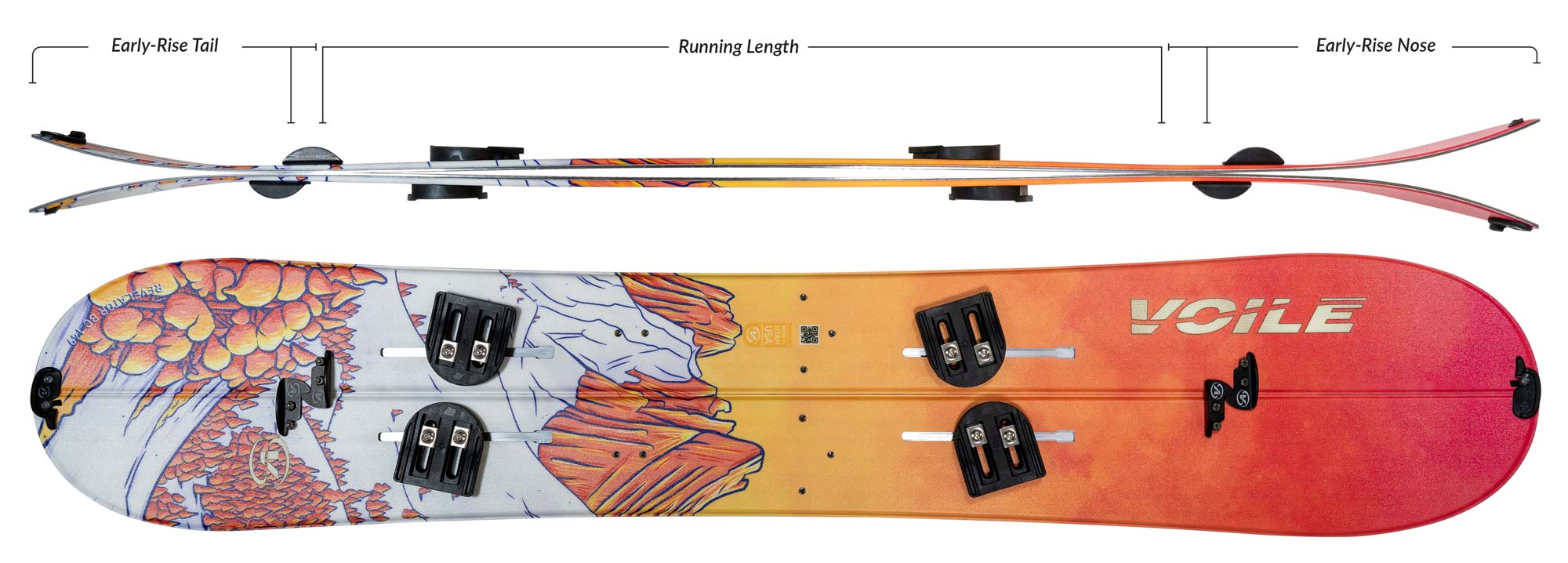 Voile Revelator BC Splitboard Camber Profile