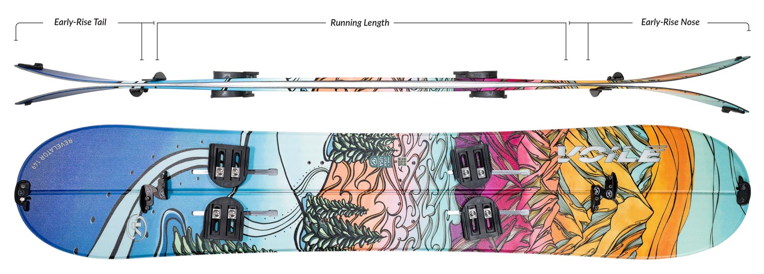 Voile Women's Revelator Splitboard Camber Profile