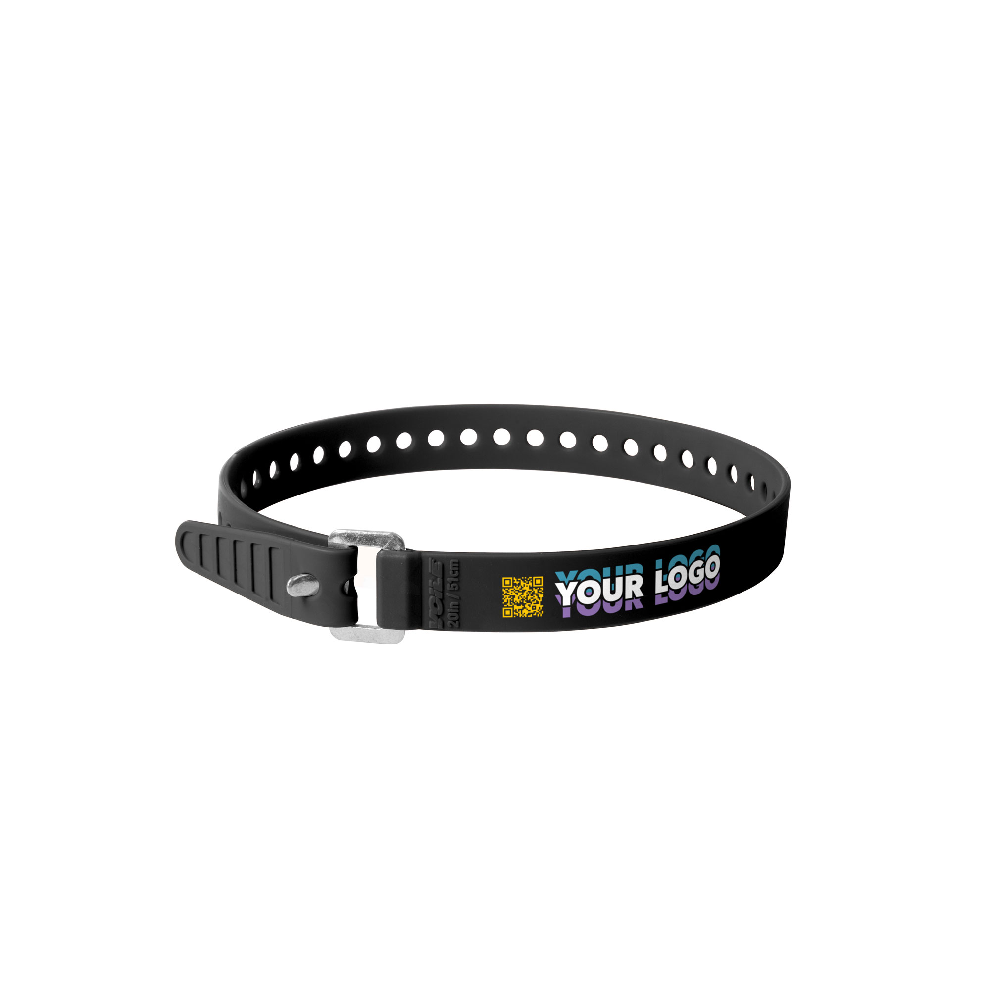 Co-Branded Aluminum Buckle Straps - 20 inch