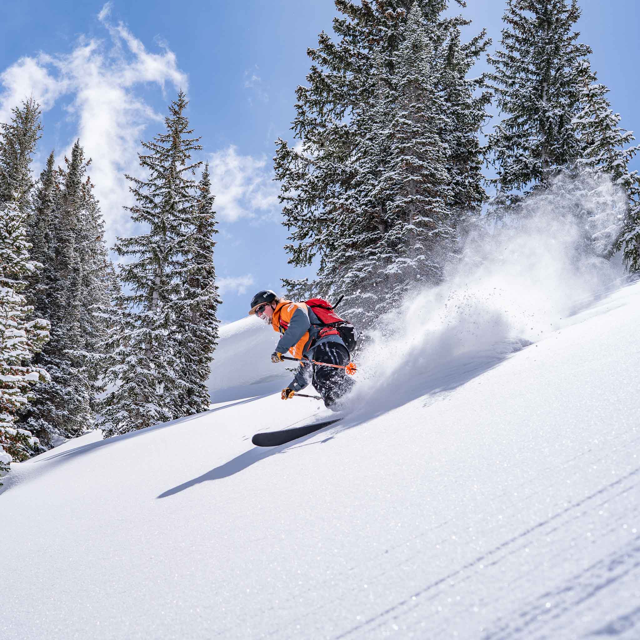 Voile Charger ACE skis profile showing camber and shape