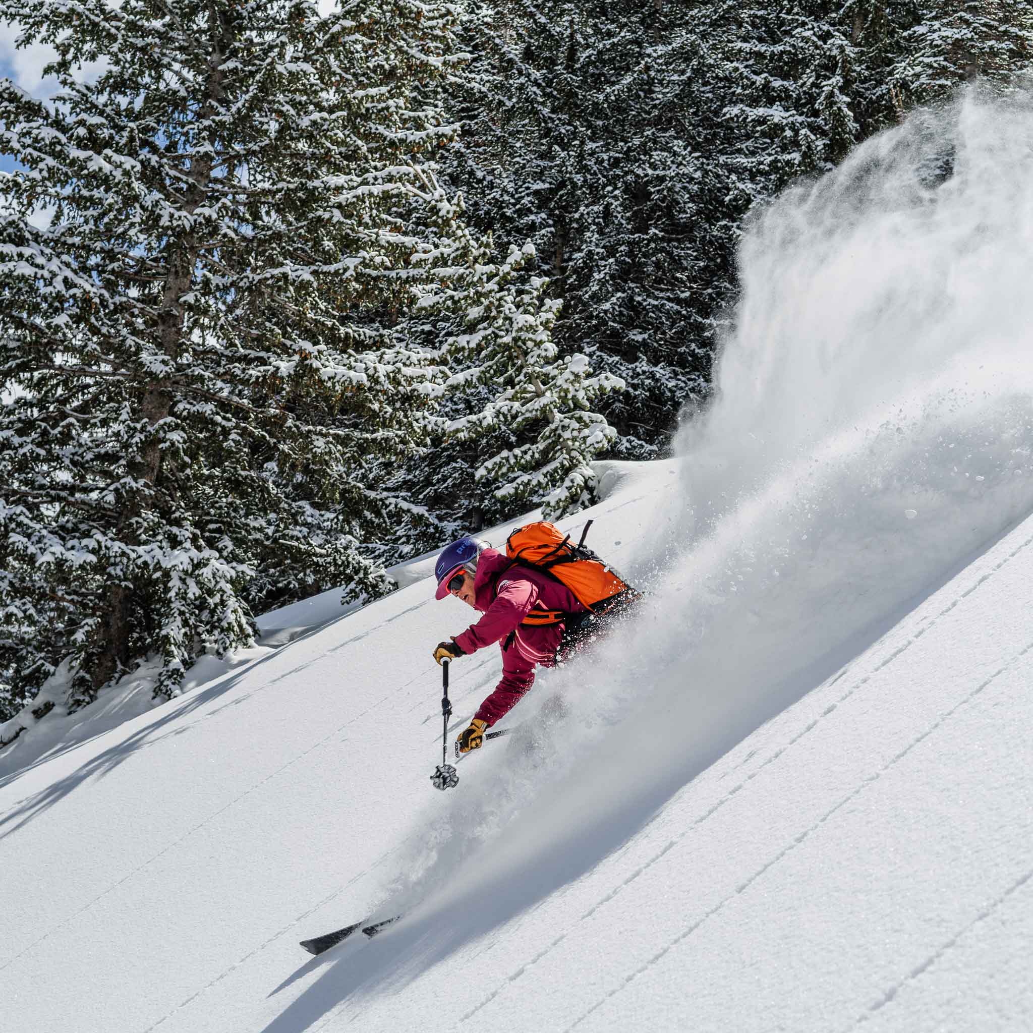 Voile Charger ACE skis profile showing camber and shape