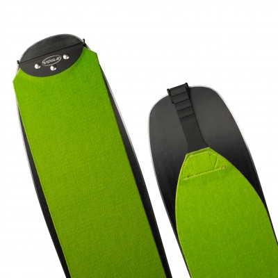Discontinued Hyper Glide Ski Climbing Skins with Pomoca Tail Clips – 100mm