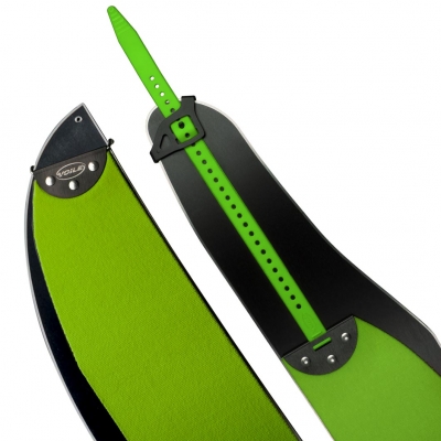Hyper Glide V-Tail Splitboard Climbing Skins with Voile Tail Clips – 130mm