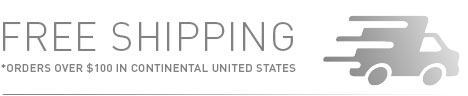 Free Shipping on Orders Over $100 in Continental United States