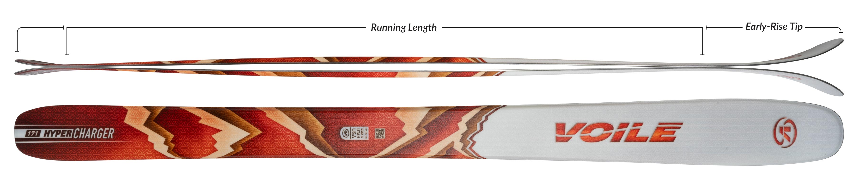 Voile HyperCharger Skis Camber Profile