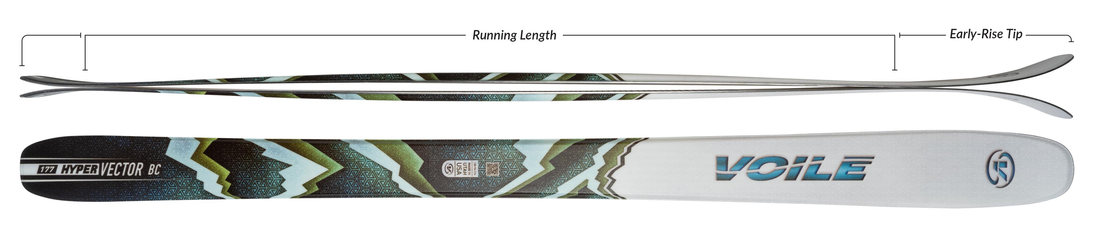 Voile HyperVector BC Skis Camber Profile