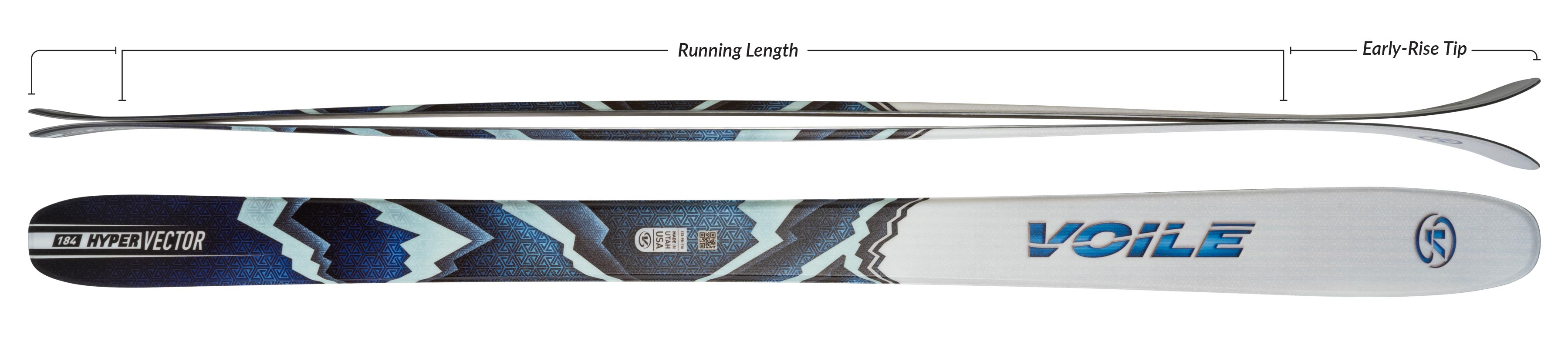 Voile HyperVector Skis Camber Profile