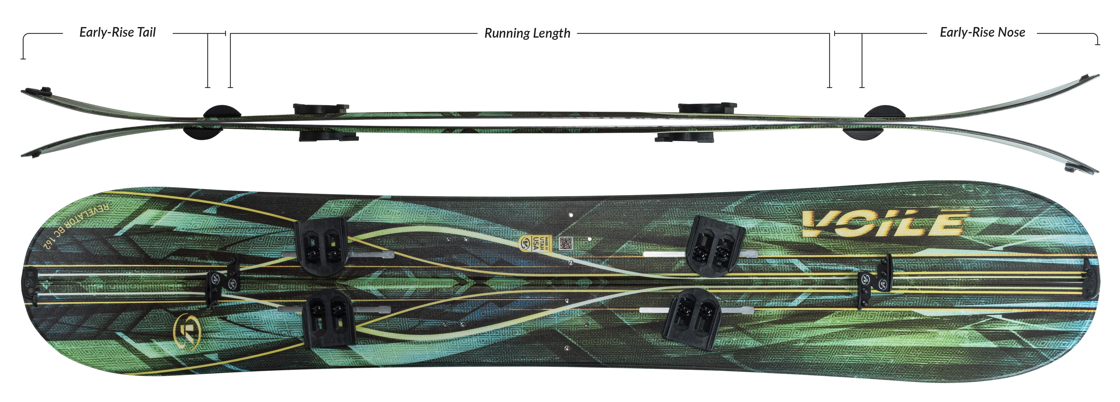 Voile Revelator BC Splitboard Camber Profile