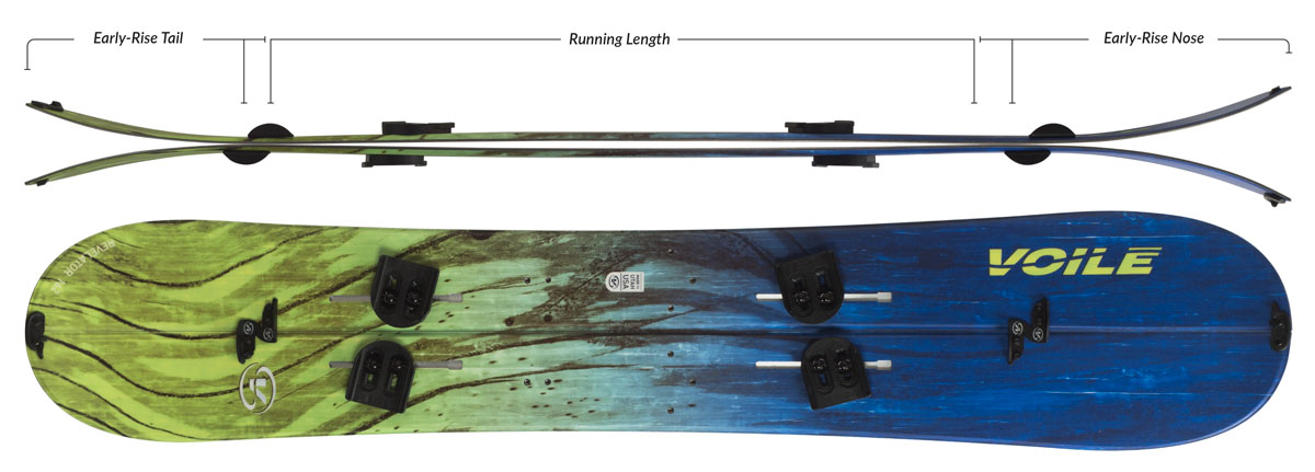 Voile Revelator Splitboard Camber Profile