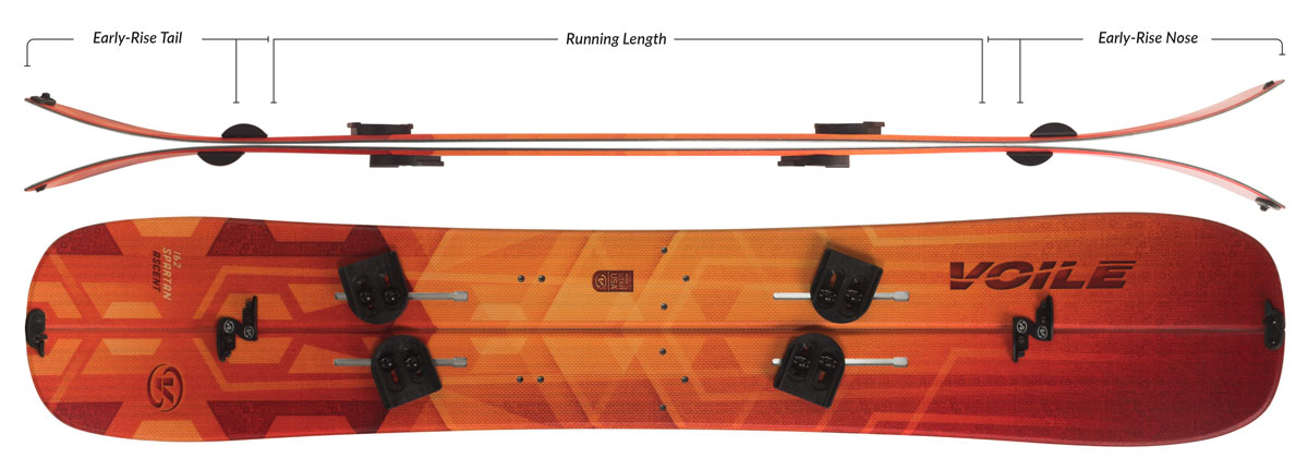 Voile Spartan Ascent Splitboard Camber Profile