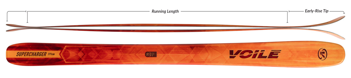 Voile SuperCharger Skis Camber Profile