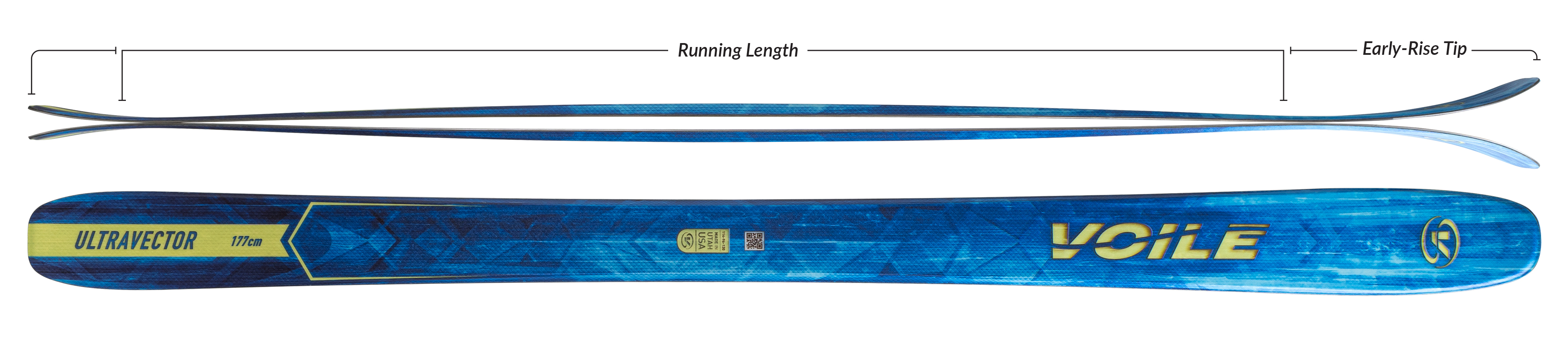 Voile UltraVector Skis Camber Profile