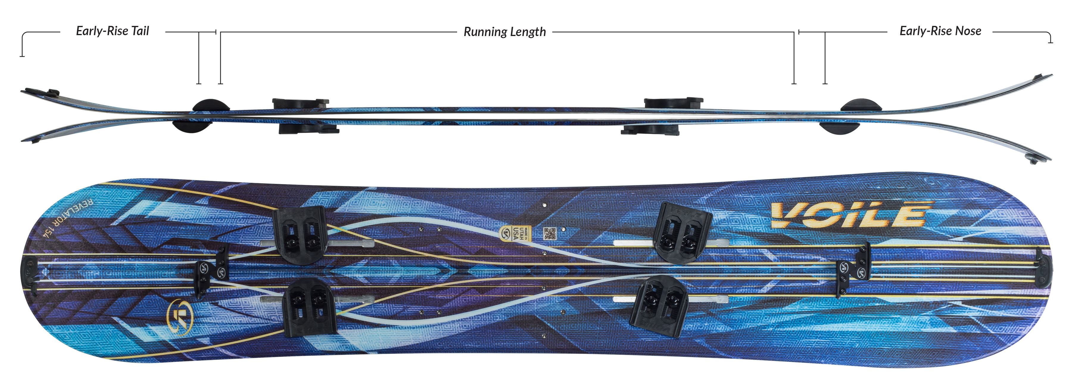 Voile Women's Revelator Splitboard Camber Profile