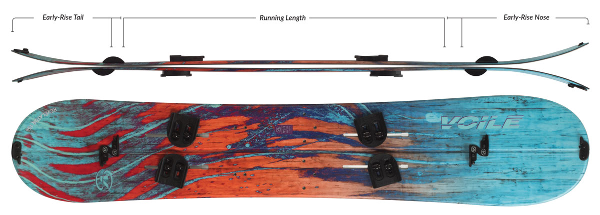 Voile Women's Revelator Splitboard Camber Profile