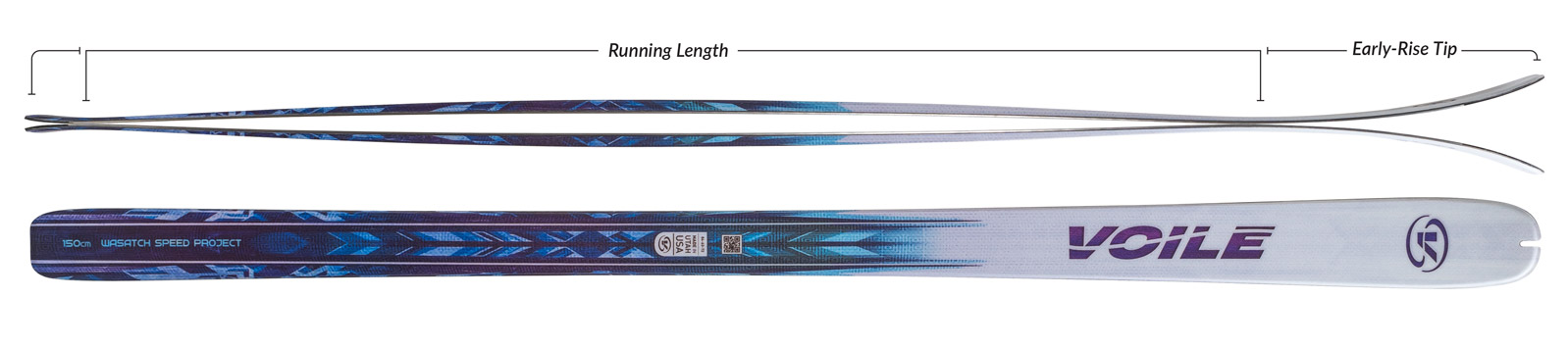 Voile Women's WSP Skis Camber Profile